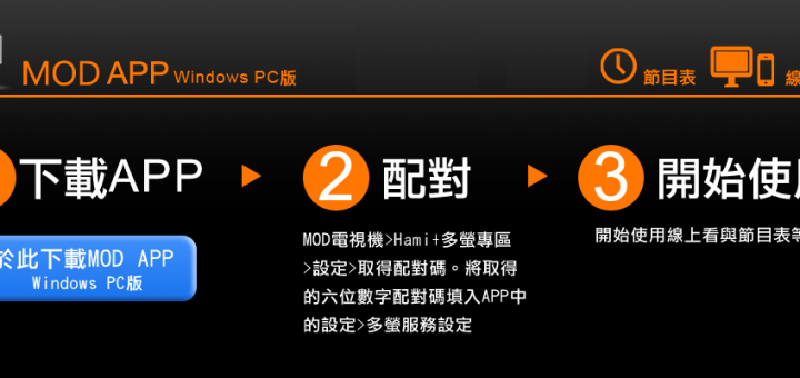 電腦看mod 中華電信開放MOD電腦版下載